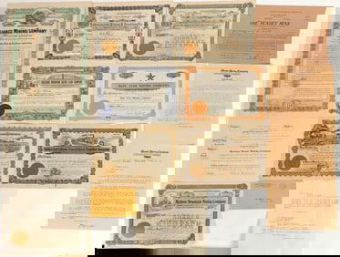 Washington Mining Stocks, Bonds And Letters [183909]
