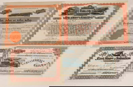 Four Different Oakland Rail Stocks [199653]