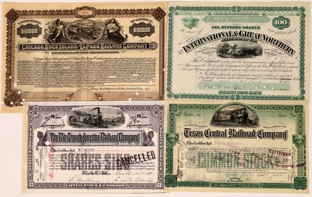 Texas Railroad Company Stocks [199660]
