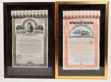 Railroad Bonds: New York Central & Hudson River and Cleveland, Cinn., Chicago & St. Louis RR