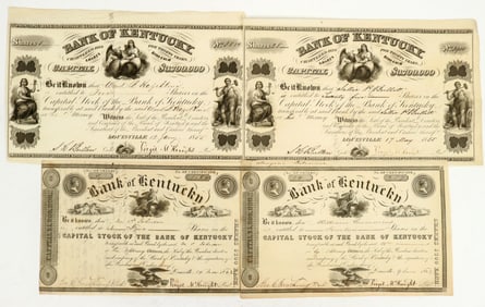 Bank of Kentucky Stock Certificates [199927]