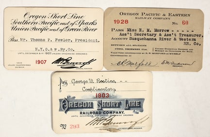 Oregon Railroad Passes [183921]