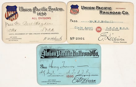 Union Pacific Railroad Passes [183920]