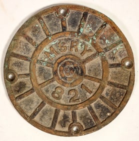 Morenci Southern Railway Rail Car Trunnion Cover  [199370]