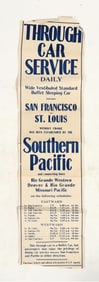 Southern Pacific Internal Railroad Broadside [197736]
