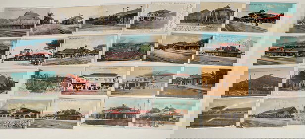 RR Depots Of Colorado Postcards [199093]