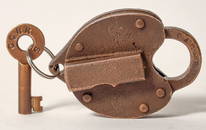 Carson & Colorado Railroad Lock and Key Thorne Station, NV, 1881-1900 [197508]