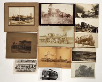 US Railroad Real Photo Postcards & Mounted Photographs [197620]