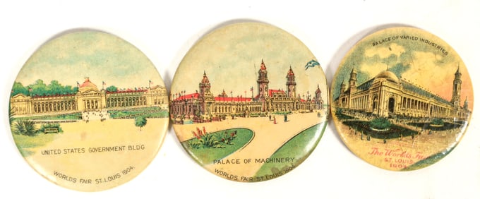 St. Louis World's Fair Pocket Mirrors (3) [197360]