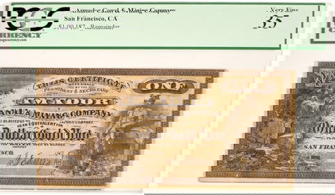 Amador Canal & Mining Co. $1 Note [200117]
