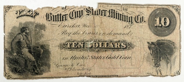 Butter Cup Silver Mining $10 Note [200271]