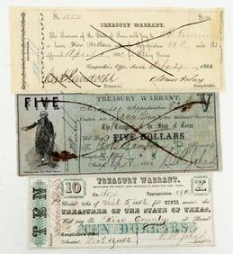 Texas Treasury Warrants 1862-3 (3) [200278]