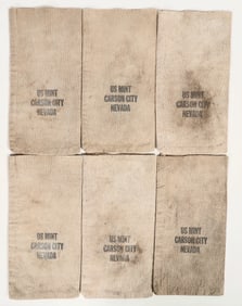 Carson City Mint Coin Bags c. 1960's (6) [198361]