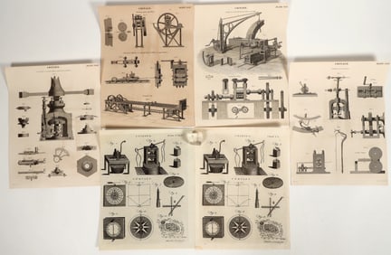 Engravings of Coinage Machines used in the Mint [197332]