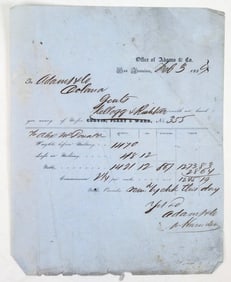 Assay from Kellogg & Richter 1854--Ties to First California Coins, SSCA Ingots [194528]