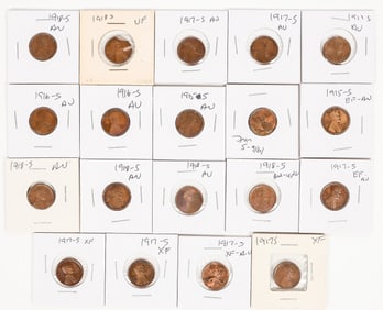Lincoln Cents: San Francisco 1915-1918 [197847]