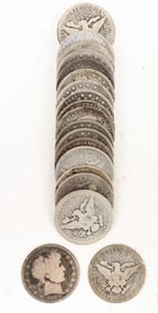 Barber Half Dollars (21) 1898-1904 [200445]