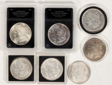 Morgan Dollars (7) [198614]