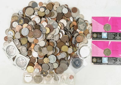Mixed Coin Lot, 300+ Coins [200289]
