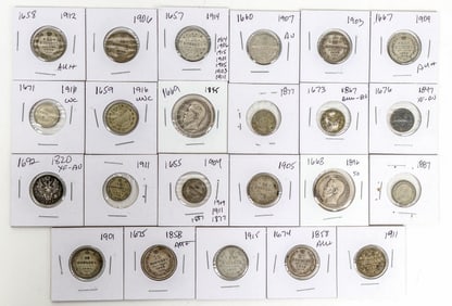 Russian Silver Coin Collection (23) [198878]