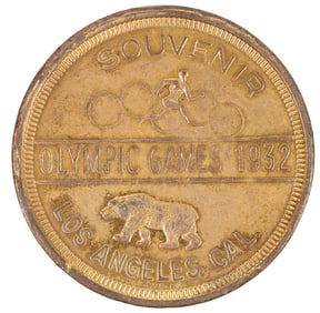 Olympic Games 1932 Souvenir Medal [197369]