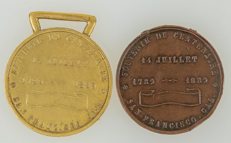 Bastille Day Medals, SF (2) [197370]