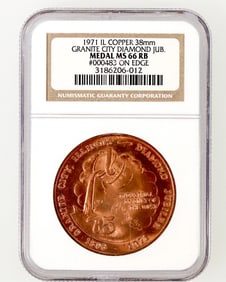 Granite City Diamond Jubilee Medal [197364]