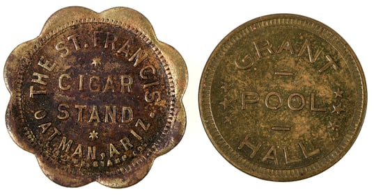 Arizona Trade Tokens: Oatman & Prescott [198464]