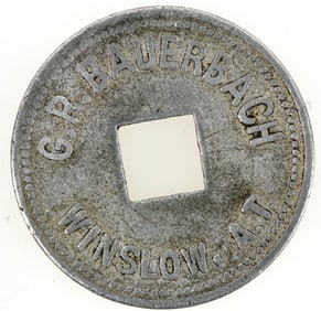 Parlor Saloon Territorial Token, Winslow AT [198315]