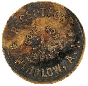 Reception Territorial Token, Winslow AT [198314]