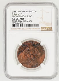 Brown Bros. & Co. Token, San Francisco [190727]