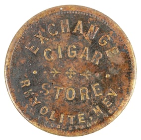 Exchange Cigar Store Token, Rhyolite, NV [197124]