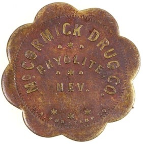 McCormick Drug Co. Token, Rhyolite, NV [197125]