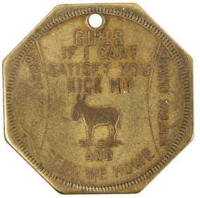 Pictorial Bawdy New Mexico Token [198418]