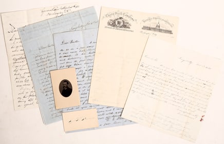 Andersonville- Louis W. Stevenson Witness to Henry Wirz's Hanging Autograph Photo 1865 [182439]
