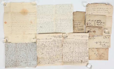 Civil War & More Letters From 1823-1893 [195251]