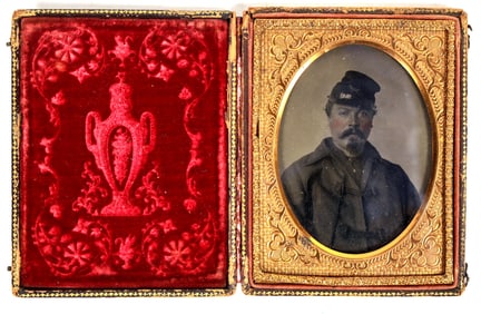 Tintype Photo of Union Army Officer Soldier Civil War [197002]