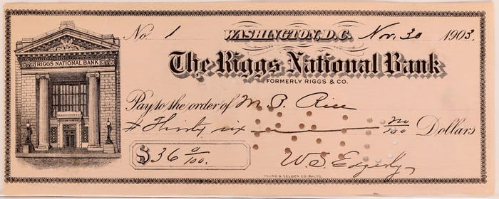 Custer:  Winfield Scott Edgerly 1st Lt. 7th Cavalry Signature [181550]