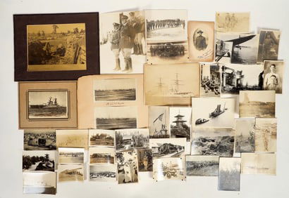 Military Photo and Postcard Collection (Approx. 1890s-1940s) [197720]
