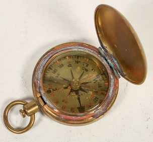 S&W New York Brass Compass marked US c.1900 [198372]