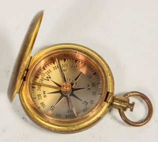 S&W New York Brass Compass marked US  [198369]