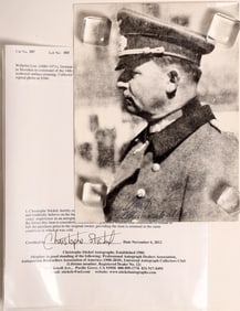 Nazi- Signed Photo Field Marshal Wilhelm List [185062]