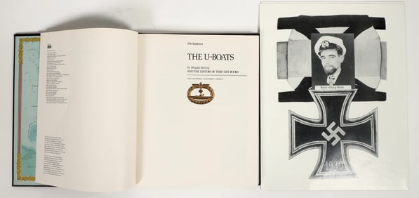 WWII German U-Boat Commander Certificate & Book [183871]
