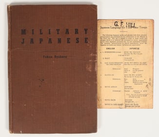 Military Japanese, WWII Manual for US Troops, POW Interactions [165536]