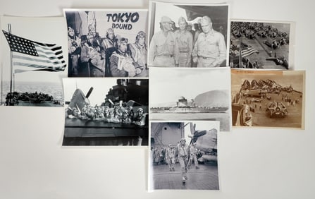 Misc. WW2 U.S. Naval Carrier Operations Photographs (8)  [183860]