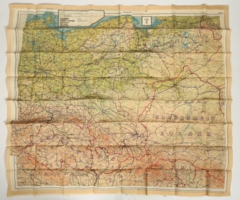 Silk Maps of Europe for Paratroopers [198447]