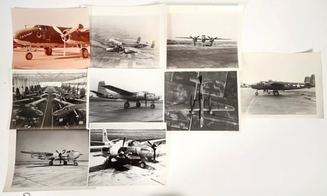 WW2 USAAF Twin-Engine Bomber Photographs (9)  [183859]