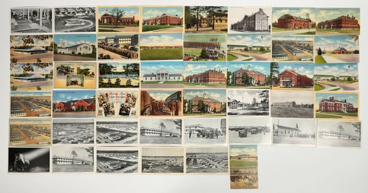 U.S. Army WWII Training Facility Post Cards, (50) [183837]