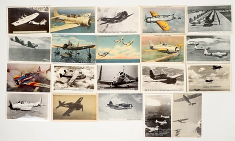 WWII Era U.S. Naval Aircraft Postcards (20) [183848]