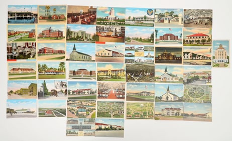 WWII U.S.A.A.F. Training & Facilities Postcards (44)  [183849]
